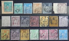 Frankreich ex. Kat. 59-84 1876/84 Kat. 168 Euro