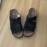 Schwarze Sommersandalen Gr. 40/41  Neu