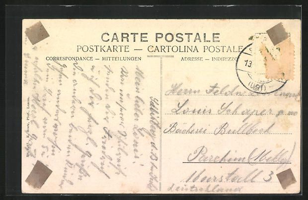 Cartes postales: AK Seelisberg, Ortspartie mit Kirche – D'occasion à Berlin par bartko-reher 1