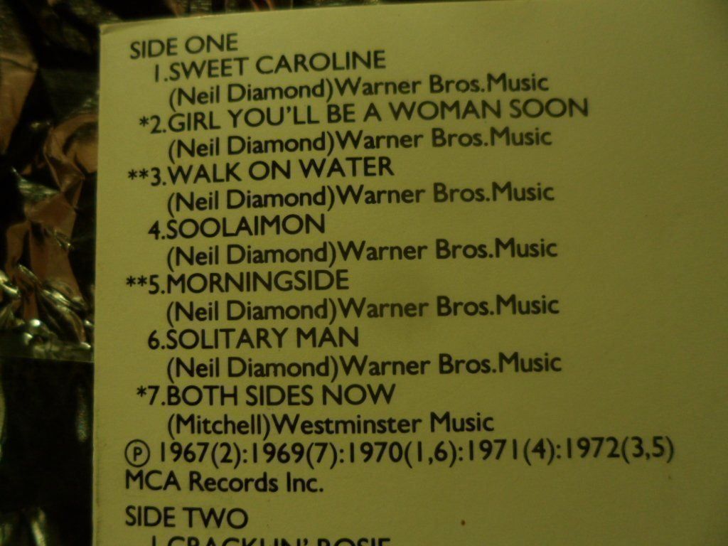 Kompaktkassetten: NEIL DIAMOND  The Best of ... – Gebraucht aus Langnau i. E. von mar_hw58 1