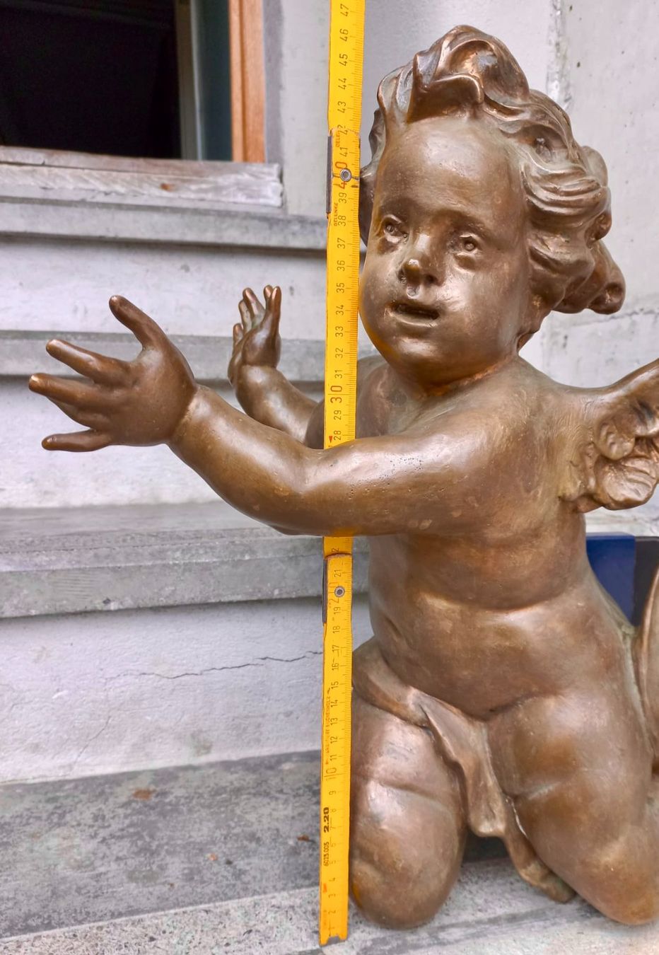 Statuette: Barock Engel Putto Bronze – Usato da Burgdorf venduto da glasrabe01 8
