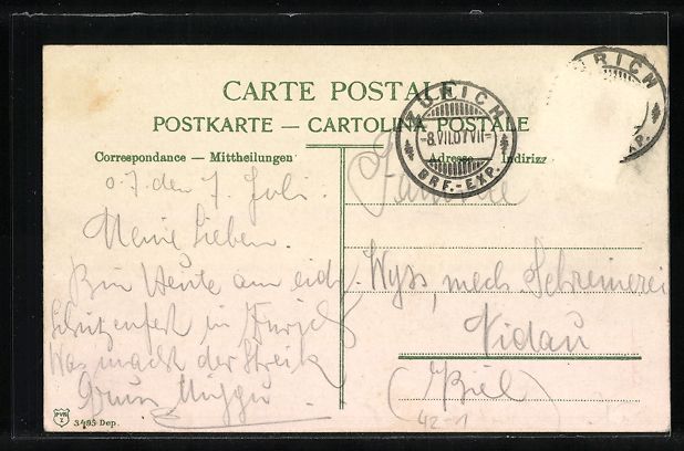 Cartes postales: Zürich, Eidgenössisches Schützenfest, – D'occasion à Berlin par bartko-reher 1