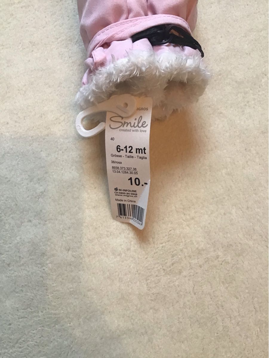 Migros Kinderhandschuhe: Süsse Mädchen Winterfäustlinge Eule NEU Gr. 6-12M Smile – Neu und originalverpackt aus Buchs AG von Dasmusstduhaben 2
