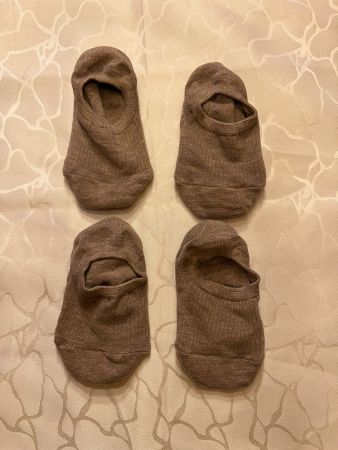 5 Paar NEUE Sneaker-Socken braun für Gr. 36-39 - 223453