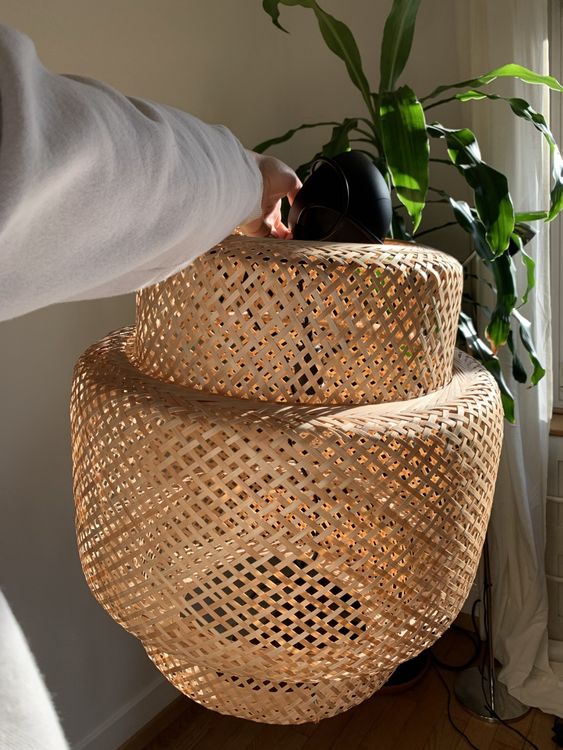Bambus Lampenschirm Ikea SINNERLIG Kaufen auf Ricardo