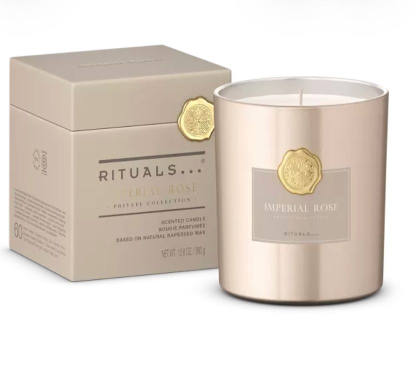 Rituals Private Collection Imperial Rose Scented Candle 360g (Neu und ...