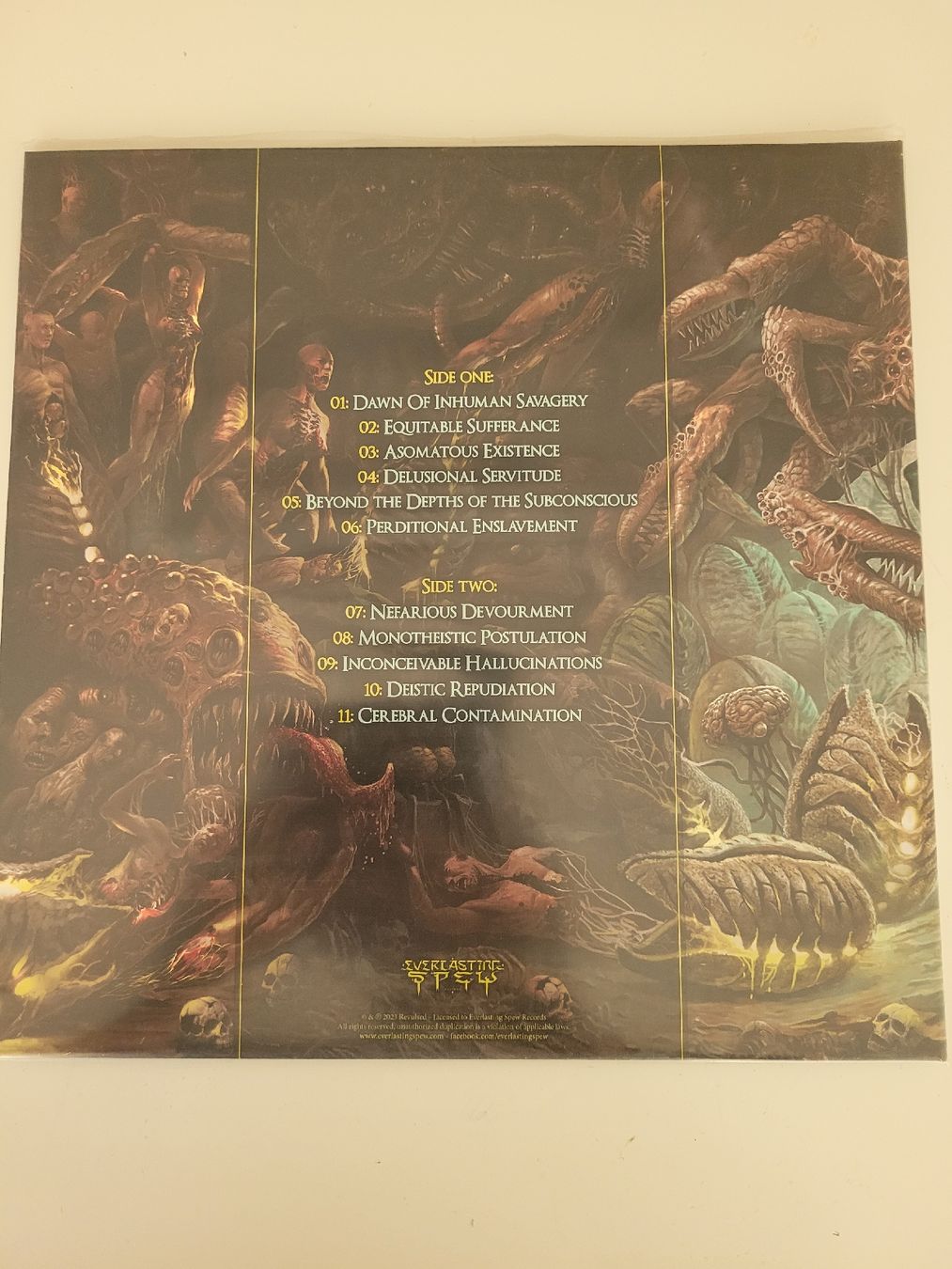 Vinyles: Revulsed - Cerebral Contamination Ltd. Clear Vinyl LP – Neuf (Voir description) à Münsingen par Drachenwurst 2