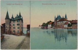 TG 138 STECKBORN 2 Bilder 1909 Turmhof vom Eingang und See