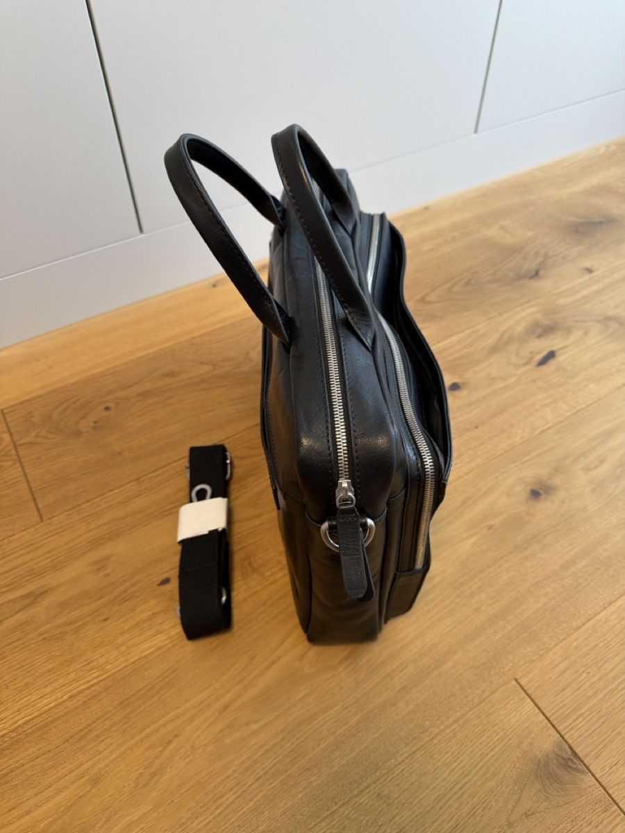 Valises & Sacs: Leder Laptoptasche Schwarz I Strellson – D'occasion à St. Gallen par Janeli. 2