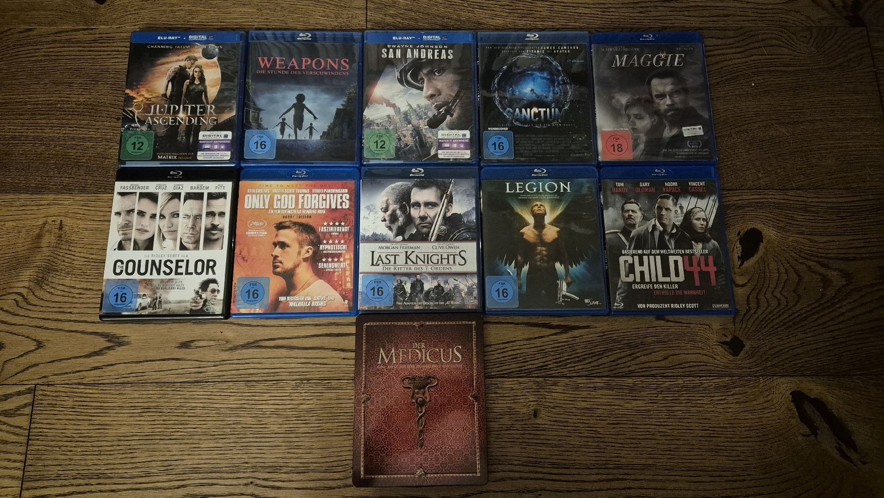 Tutti i DVDs: 11 Blu Rays, Spielfilme (Weapons, Medicus u.a.) – Usato da Freienstein venduto da Murloc