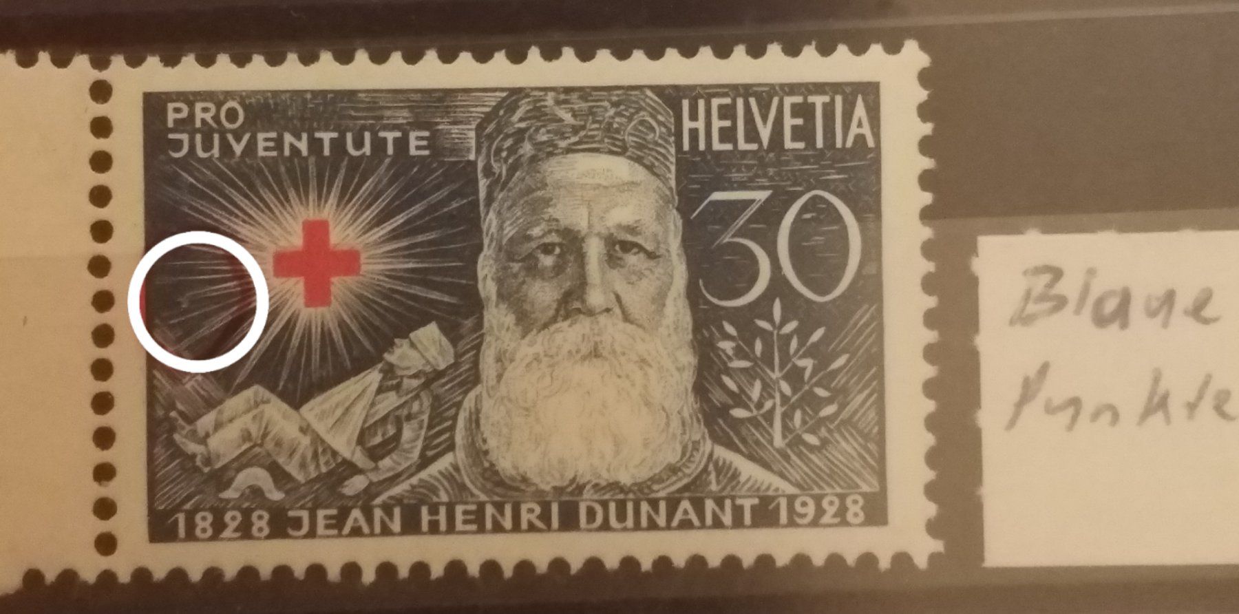 Tous les timbres: 336) Abart blaue Punkte ** – D'occasion à Baden par Eggi