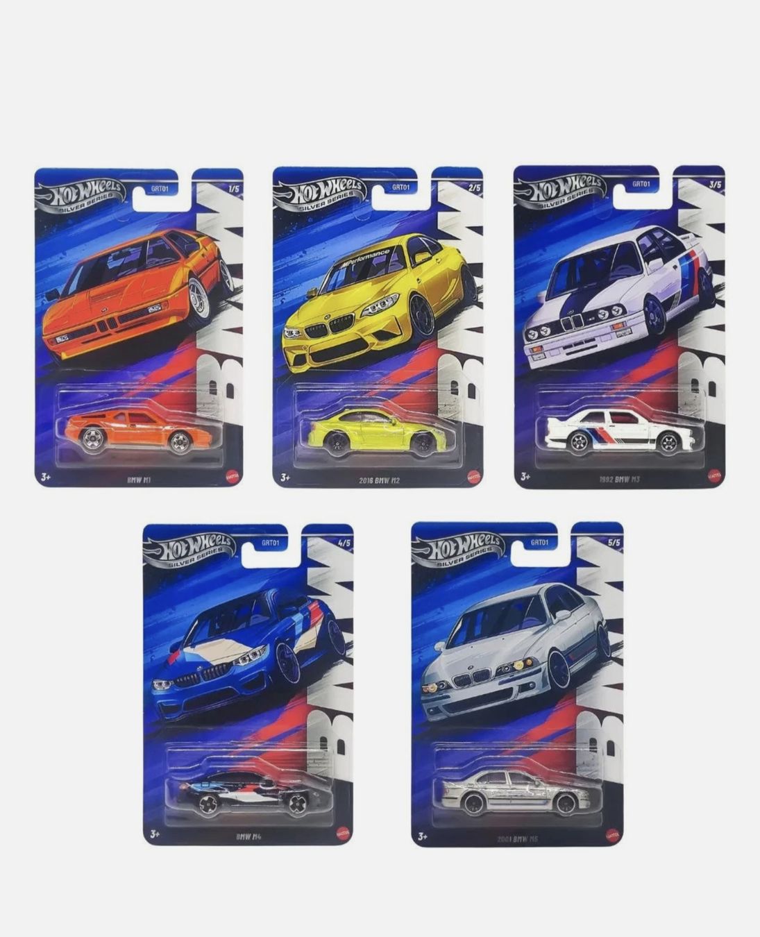 Hot Wheels Modellautos: Hot Wheels 2025 Silver Series - BMW M Set – Neu und originalverpackt aus Widnau von tim_y9wz
