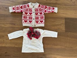 Baby Pullover Set Weihnachten Gr 68