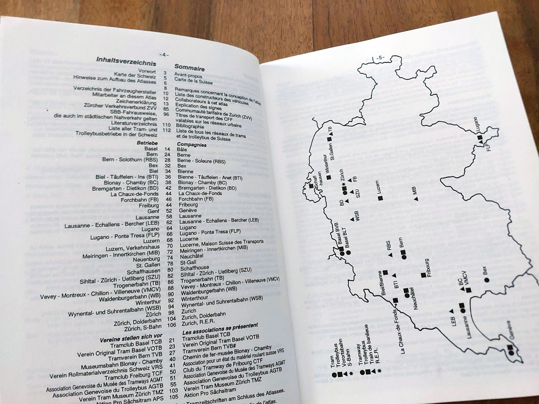 Livres: Strassenbahnnetz - Atlas Schweiz 1993 – D'occasion à Schönenwerd par Steidi 1
