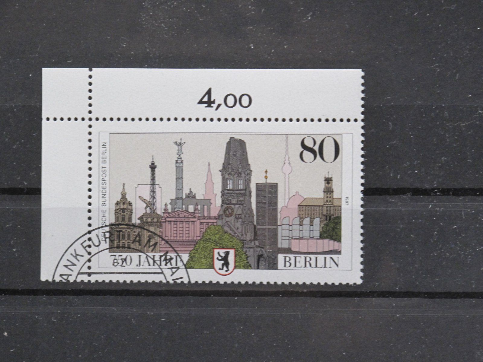 Alle Briefmarken: Berlin 1987 Berlin 750 Jahre gest. – Gebraucht aus Wil SG von fva01