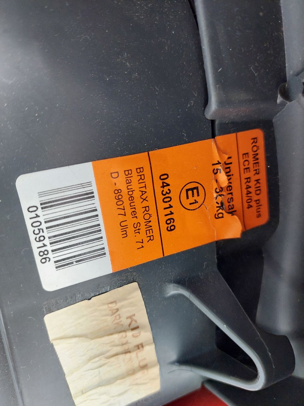 Britax Römer Seggiolini per auto: Kindersitz Britax Römer Kid Plus – Usato da Aeschi b. Spiez venduto da Corin1234 2