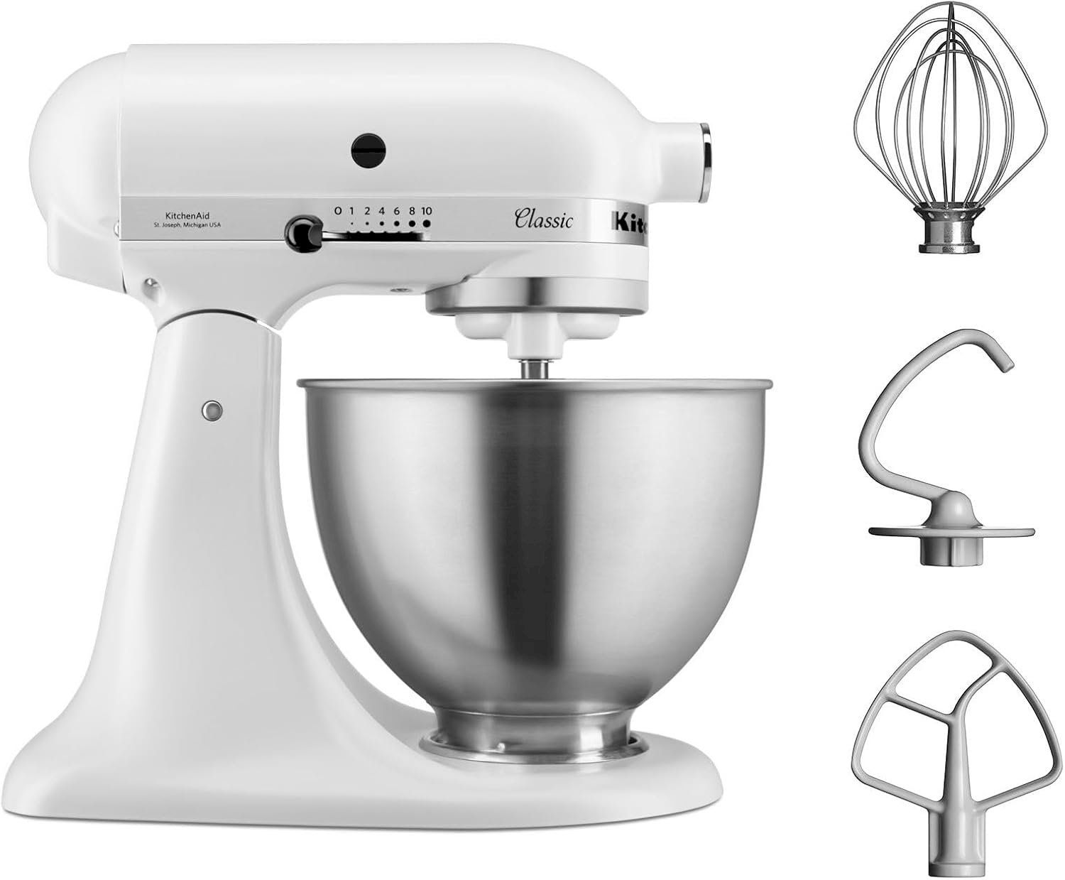 Kitchenaid Küchengeräte: Kitchenaid 5K45SSEWH Küchenmaschine – Neu und originalverpackt aus Bottighofen von zaap