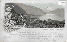 Souvenir de Montreux - Litho 1895!!!