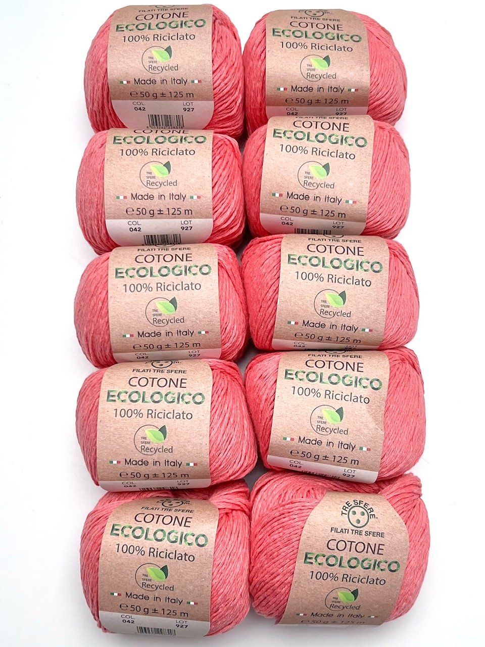 Wolle: Baumwolle Cotone Ecologico 10 Knäuel nr.042 – Neu und originalverpackt aus Plons von Zimpfer 4