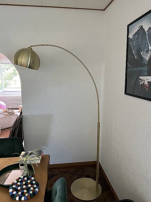 Maisons du monde Lampade: Lampe arc sphère doré – Usato da Cologny venduto da ani_5npg