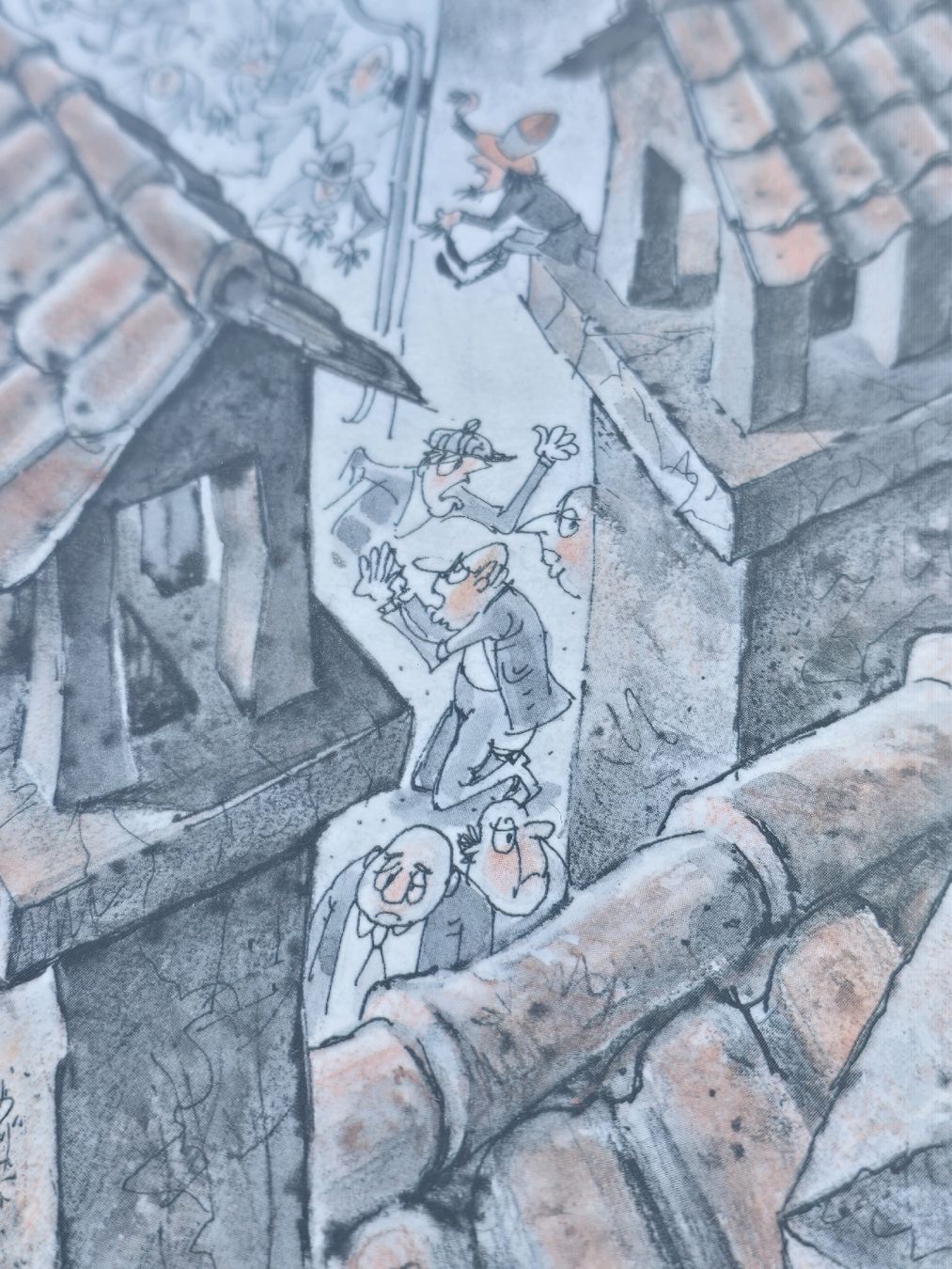 Poster & Bilder: Bild 15/20 von E. Leutenegger, Stadtmotiv, gerahmt – Gebraucht aus Walkringen von Vanuca 2