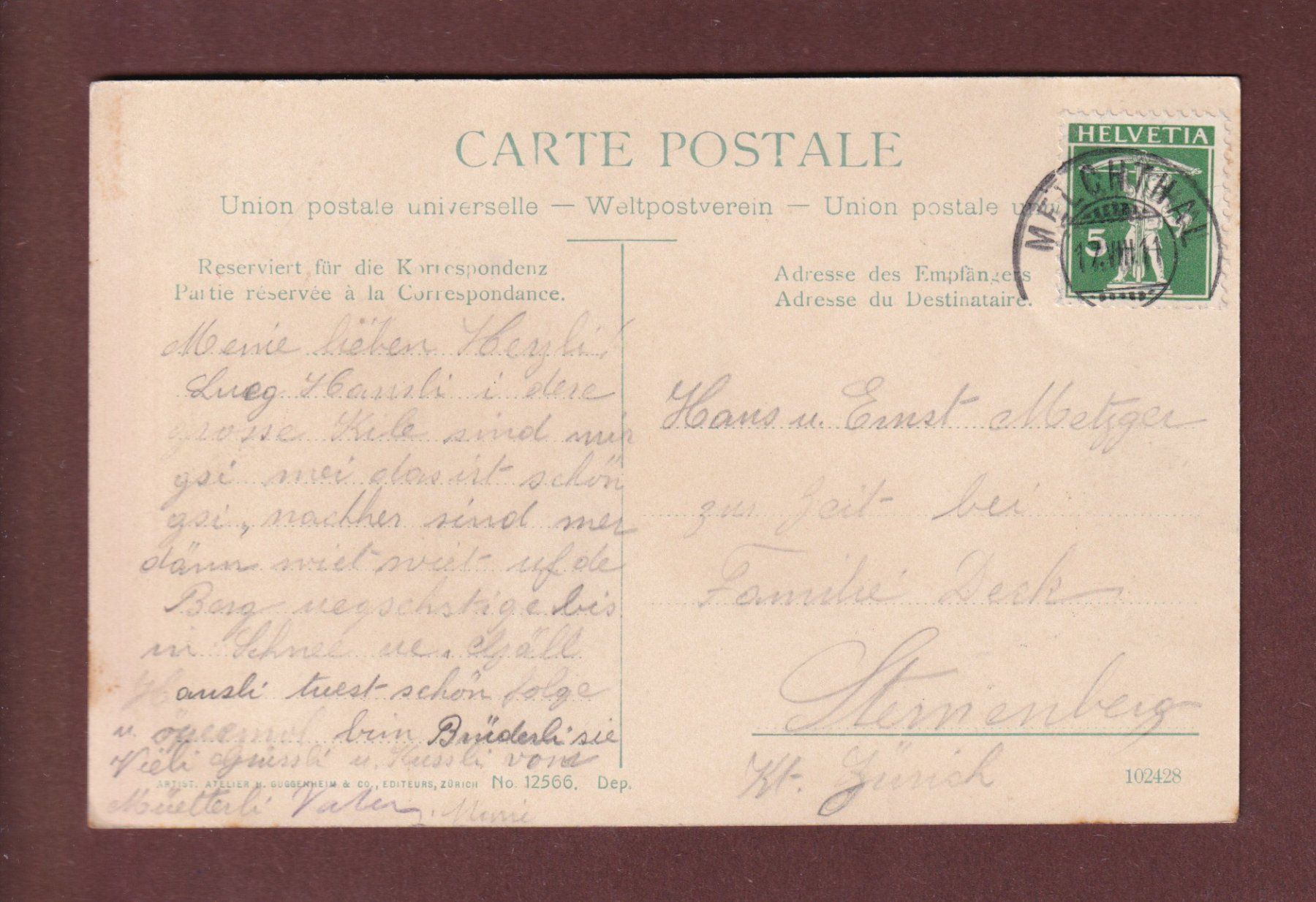 Cartes postales: ENGELBERG - Kloster - 1911 – D'occasion à Pully par nicecards-shop 1