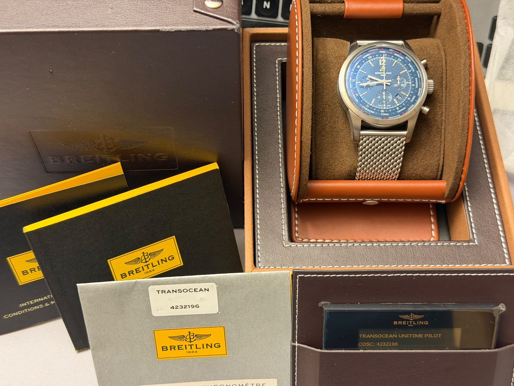 Breitling Orologi: Breitling Transocean Chronograph Unitime 46mm – Usato da Aarau venduto da trader1000 7