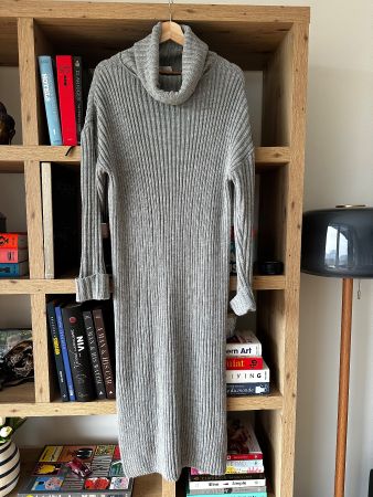 Robe - pull longue gris NEW