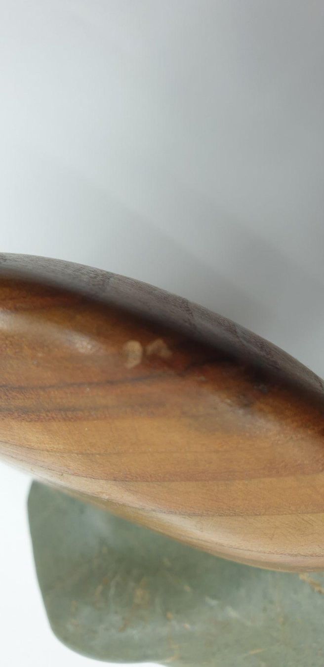 Figuren: Mid Century Figur, Holzfisch auf Stein – Gebraucht aus Emmen von magelan 6
