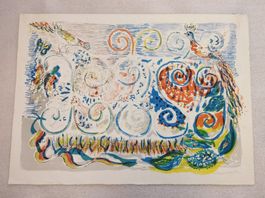 Original Lithograph of a Sleeping Boy-Terechkovitch-No 150