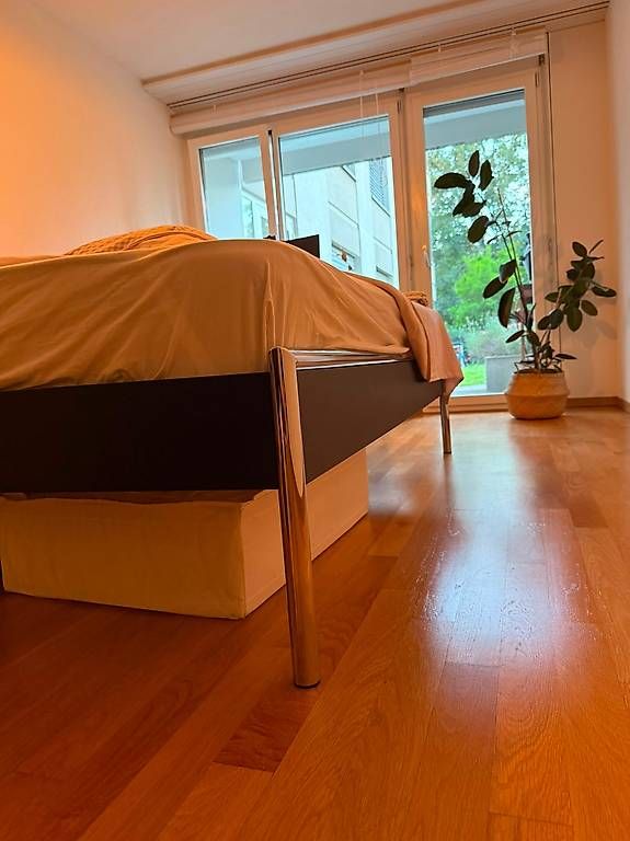 Betten: Bett Rahmen inox style USM – Gebraucht aus Zürich von ben_5pkm 1