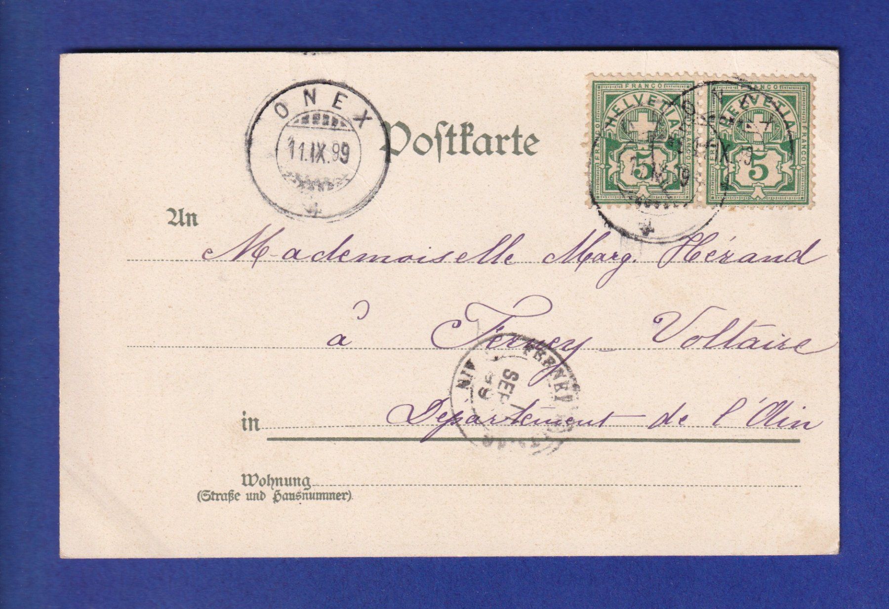 Cartoline postali: OISEAU - Hirondelles – Usato da Pully venduto da nicecards-shop 1