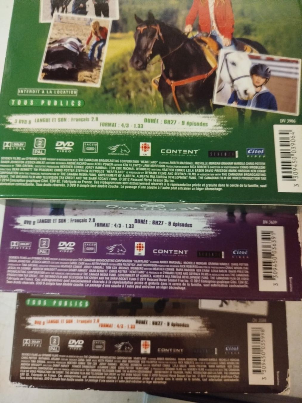 Tutti i DVDs: Dvd Heartland 1-8 – Usato da La Chaux-de-Fonds venduto da Emmaus2300CDF 5