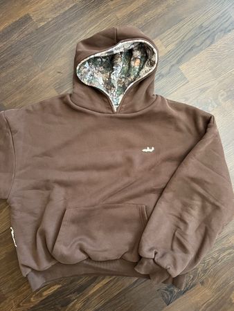 Deputy Department 1000 gsm Hoodie L braun camo