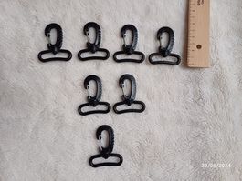 7 Kunststoff musketon - Metalen clip