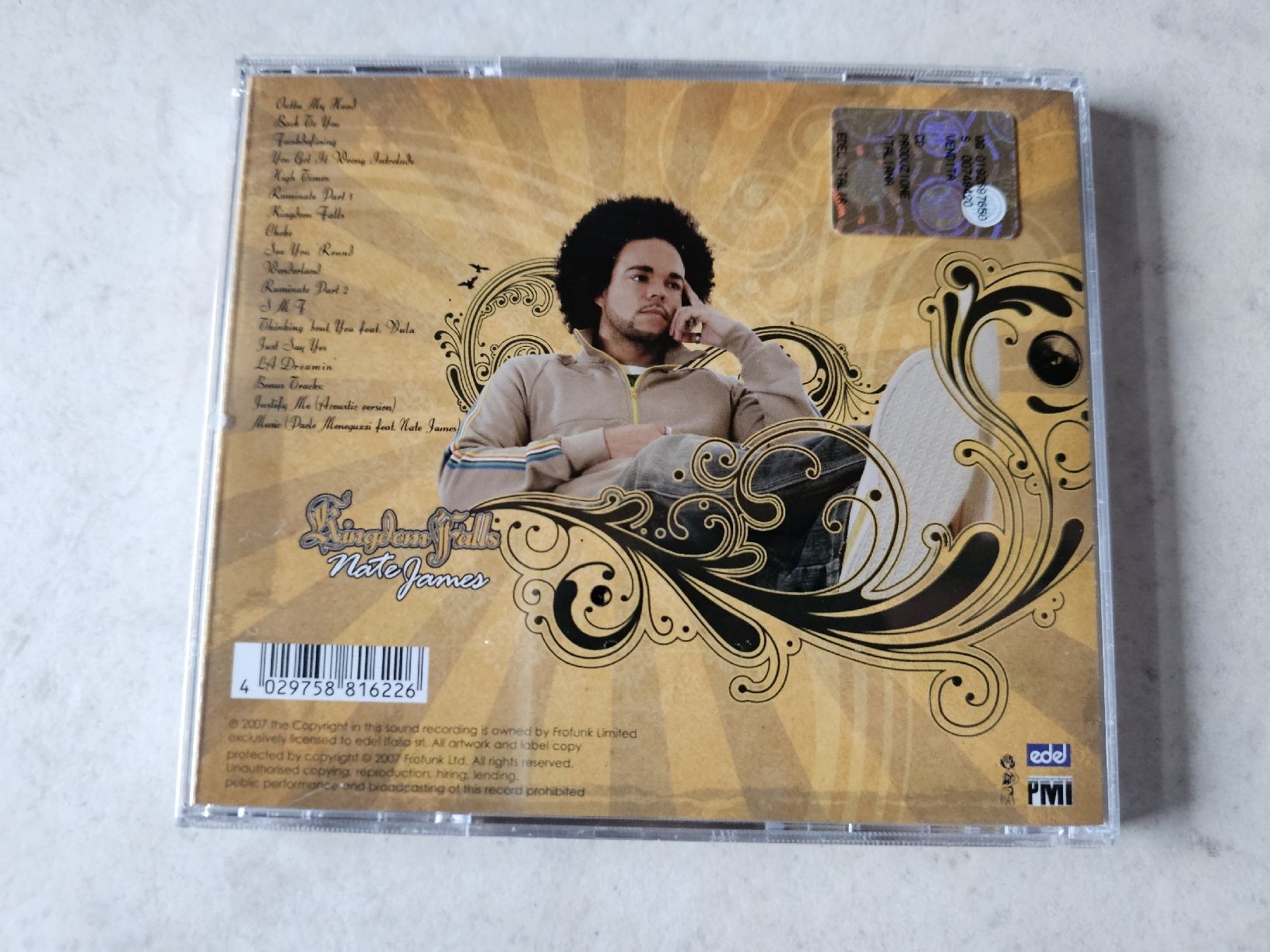 CD: Nate James  -  Kingdom Falls  /  Fabrikneu – Nuovo e nell'imballaggio originale da Schneisingen venduto da backstore24 1
