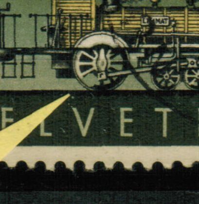 Tutti i francobolli: 277 - Pf. "Fehlende Speiche" - gestempelt – Usato da Bern venduto da peri02 1