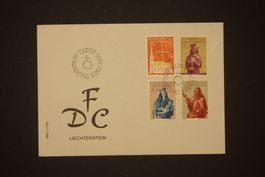 1966 MiNr. 470 - 473 Liechtenstein FDC