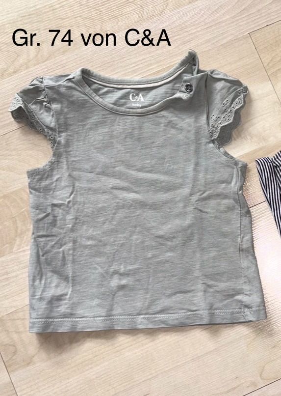 C&A Camicette, T-shirt & Top: Süsses C&A T-Shirt, Gr. 74 – Usato da Meisterschwanden venduto da beauty26.