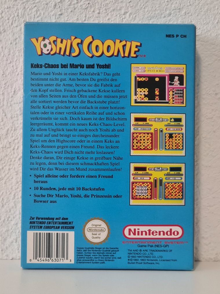 Nintendo Giochi: YOSHI'S COOKIE- CIB / Pal B Nintendo NES – Usato da Dübendorf venduto da digital_bath 2