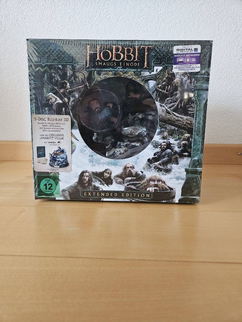 Tutti i DVDs: Der Hobbit Sammlung mit Figur - 3D Blu Rays – Nuovo e nell'imballaggio originale da Wildberg venduto da Reunionevents 1