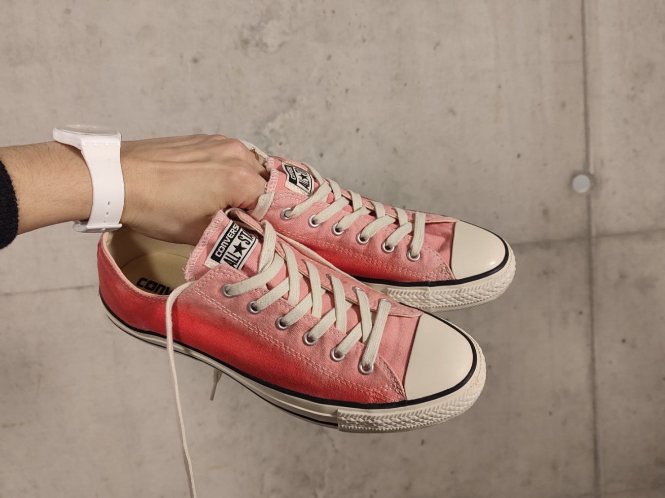 Scarpe da uomo: Pink ombre Converse Chuck Taylor Nr 41 – Usato da Gattikon venduto da ninuska13 7