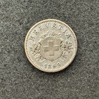 20 Rappen Schweiz Wappen 1859