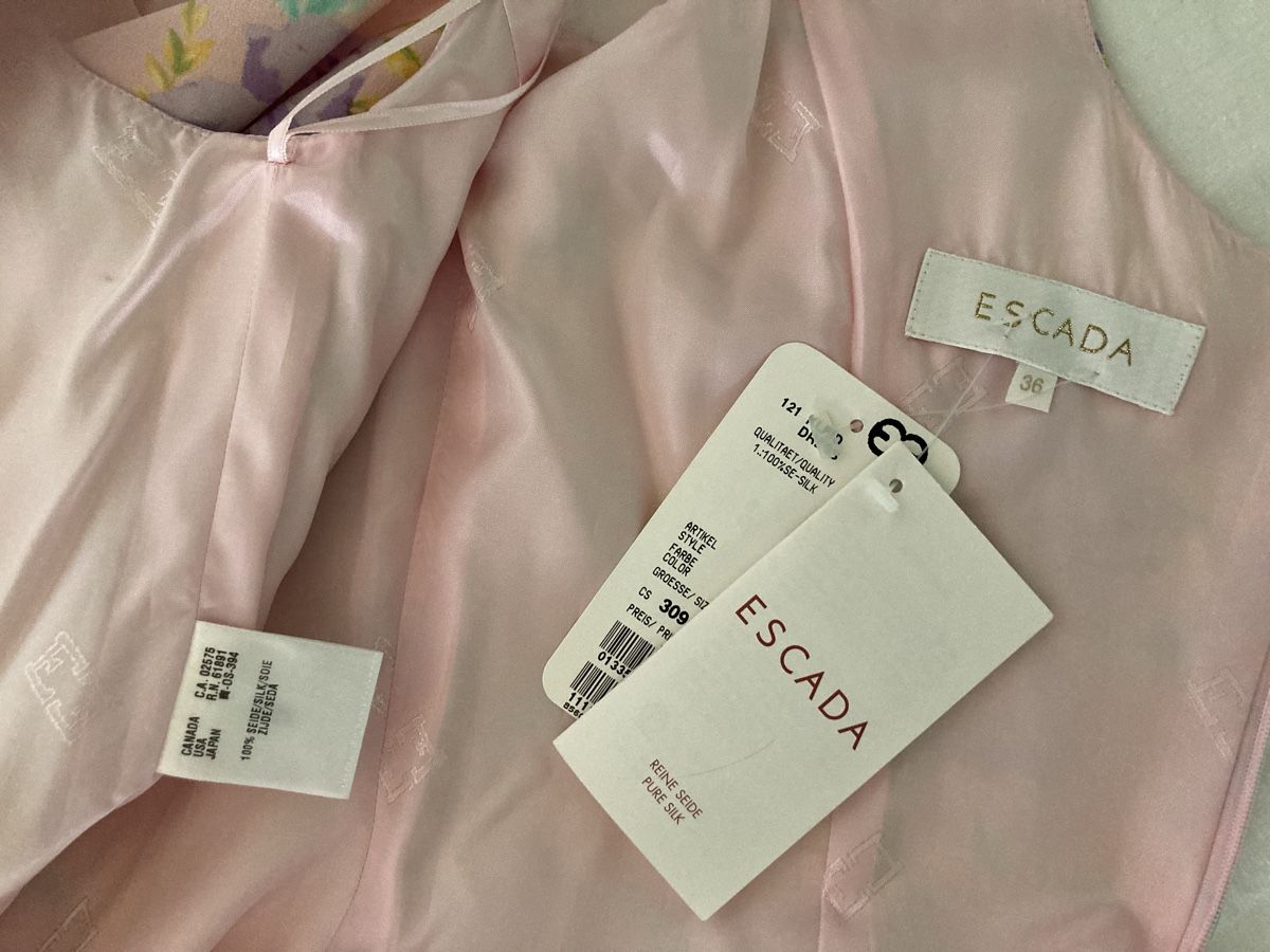 Escada Kleider: Escada Seidensommerkleid  Gr. 36 neu – Neu (gemäss Beschreibung) aus Andhausen von Niki_63 2