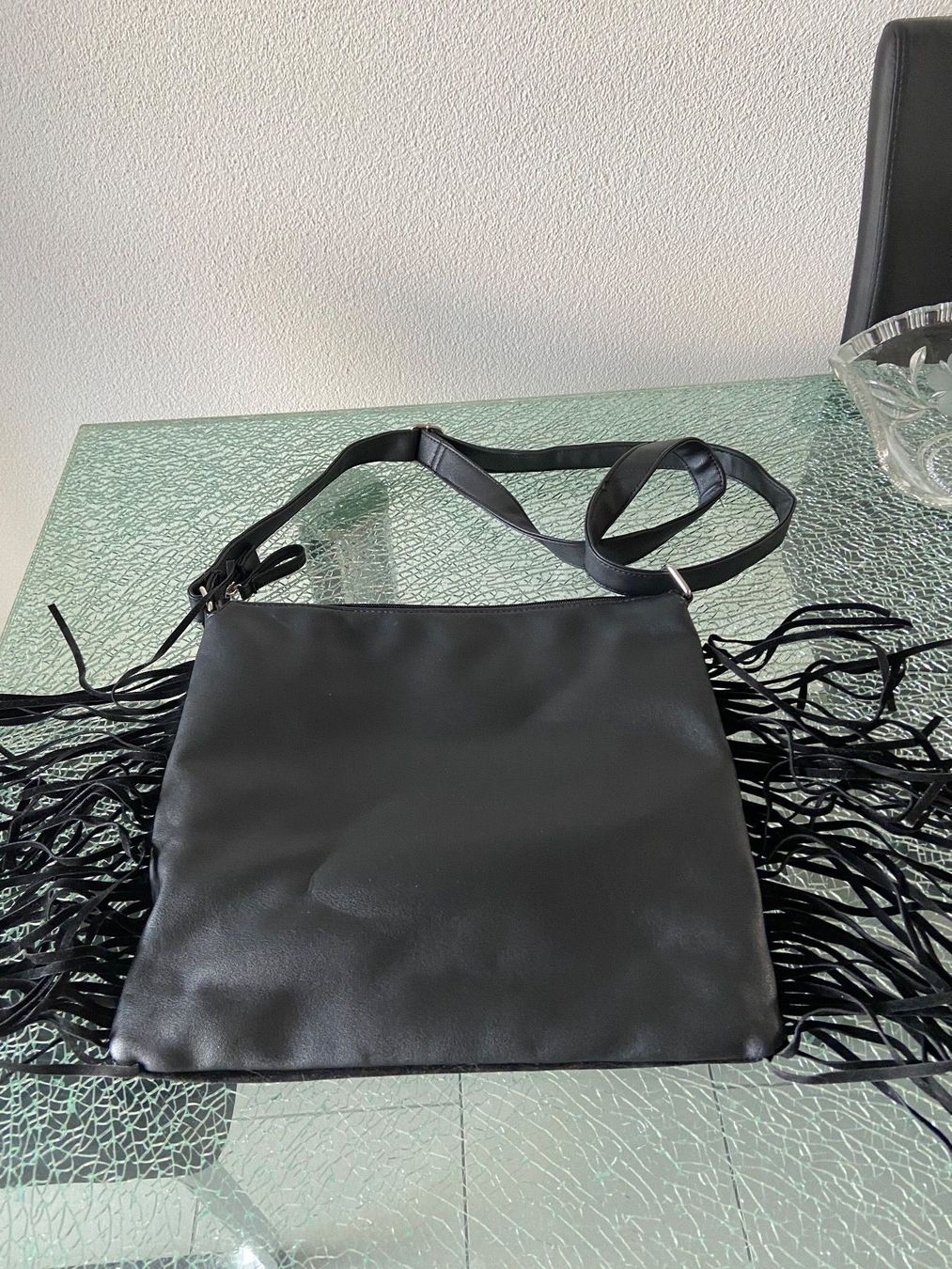 Borse da donna: Neue schwarze Damentasche mit Strasssteinchen – Nuovo e nell'imballaggio originale da Oftringen venduto da andrax 3