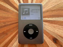 Akku neu! iPod classic 7 160GB Space Grey mit Zubehör