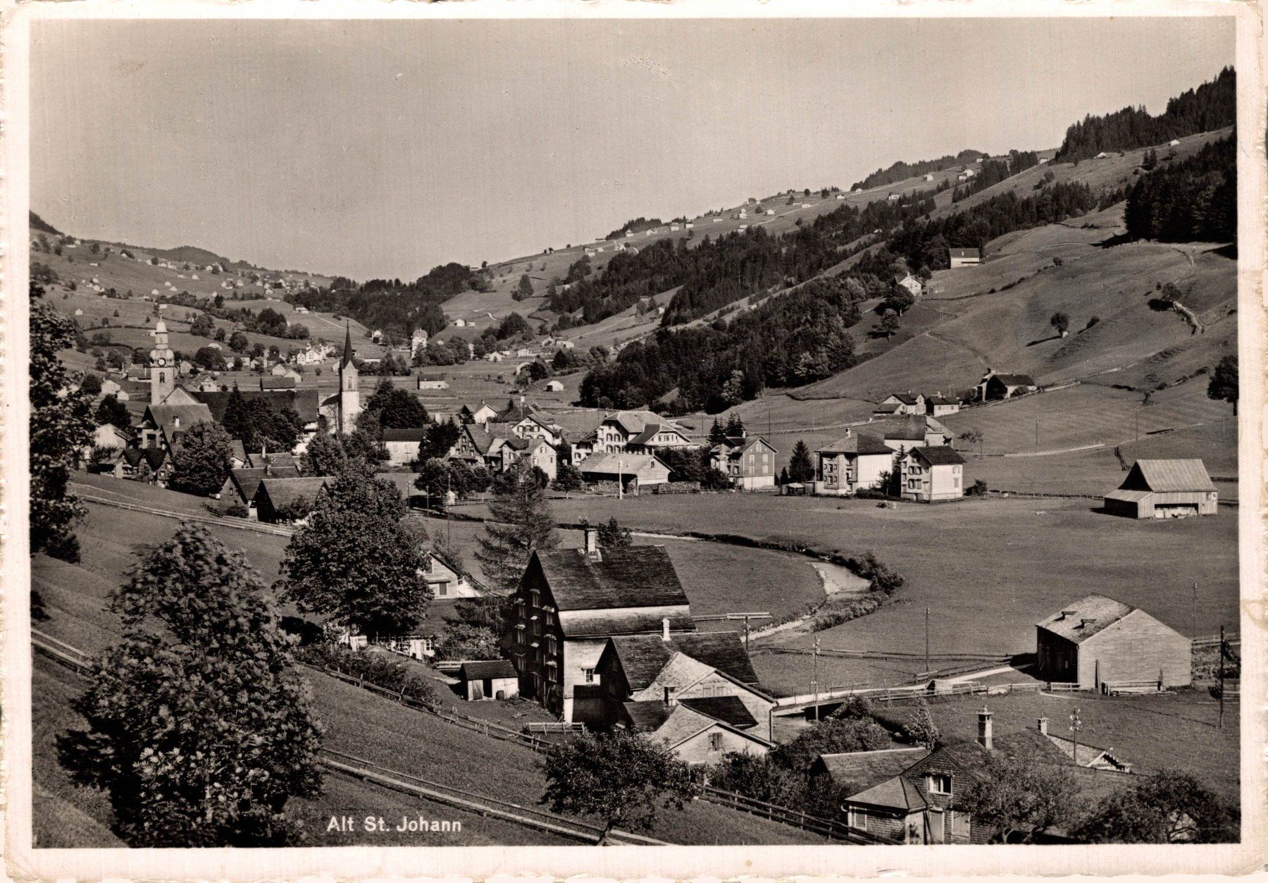 Cartoline postali: Alt St. Johann – Usato da Bronschhofen venduto da Astore