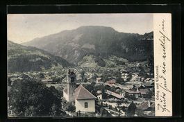 Gsteig, Teilansicht und Blick nach Wilde