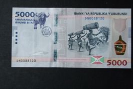 UNC Burundi 5 000 Francs 2022