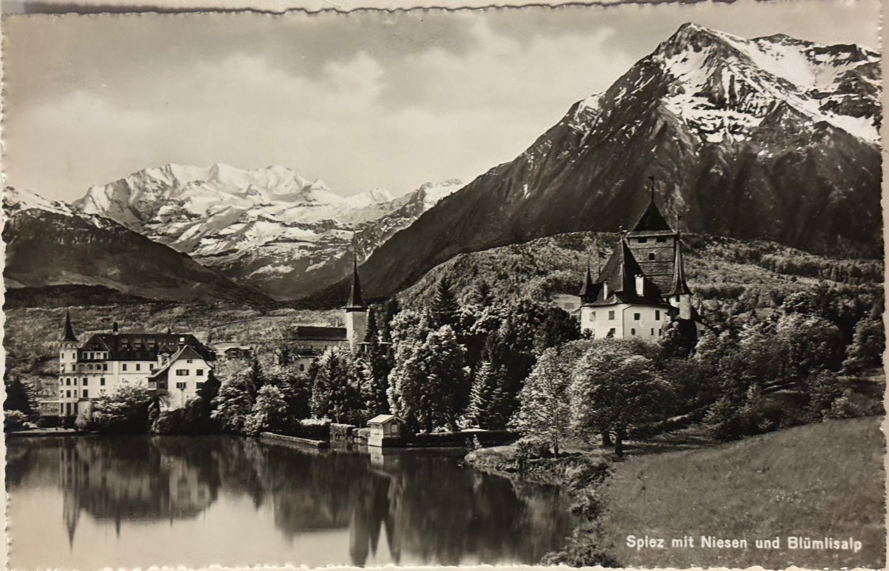 Cartoline postali: Spiez, 1948 – Usato da Frauenfeld venduto da Merk52
